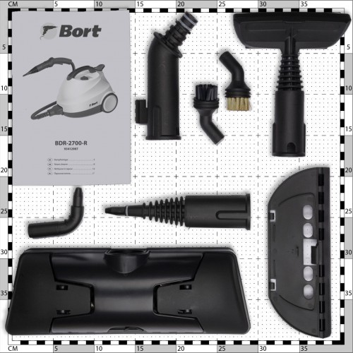 Пароочиститель Bort BDR-2700-R (белый) 6
