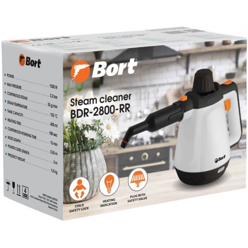 Пароочиститель Bort BDR-2800-RR (бирюзовый) 9