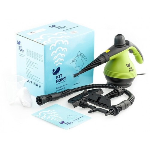 Пароочиститель Kitfort KT-906 (зеленый/черный) 2
