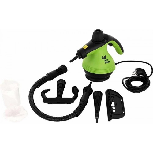 Пароочиститель Kitfort KT-906 (зеленый/черный) 7