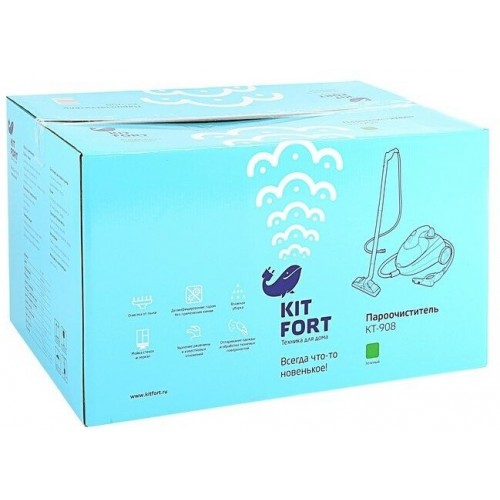 Пароочиститель Kitfort КТ-908 (зеленый/черный) 4