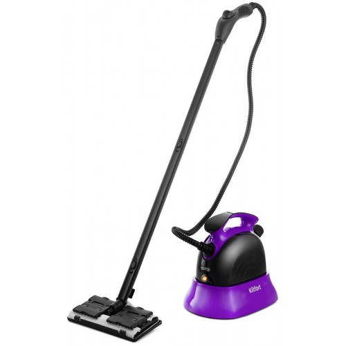 Пароочиститель Kitfort KT-9102-1 (черный/фиолетовый) 