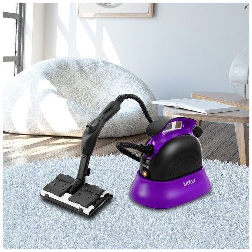 Пароочиститель Kitfort KT-9102-1 (черный/фиолетовый) 3