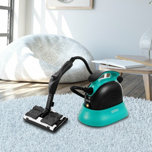 Пароочиститель Kitfort KT-9102-3 (черный/бирюзовый) 4