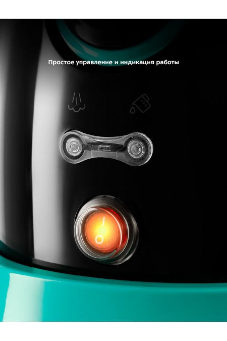 Пароочиститель Kitfort КТ-9102-3 (черный/бирюзовый) 3