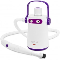 Пароочиститель Kitfort КТ-9109-1 (белый/фиолетовый)