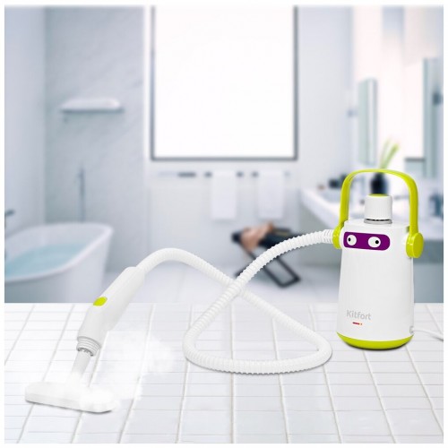 Пароочиститель Kitfort КТ-9109-2 (белый/салатовый) 1