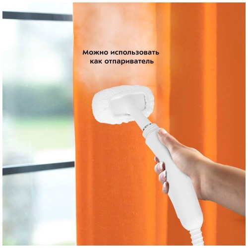 Пароочиститель Kitfort КТ-9109-2 (белый/салатовый) 4