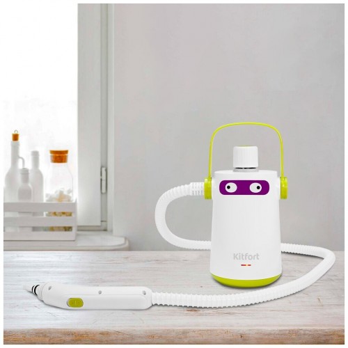 Пароочиститель Kitfort КТ-9109-2 (белый/салатовый) 6