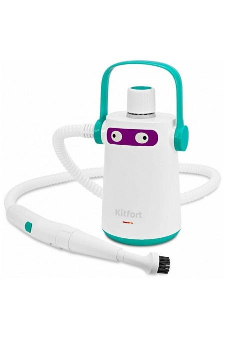 Пароочиститель Kitfort КТ-9109-3 (белый/бирюзовый) 