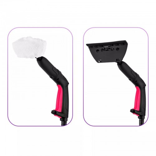 Пароочиститель Kitfort КТ-9137-1 (черный/малиновый) 8