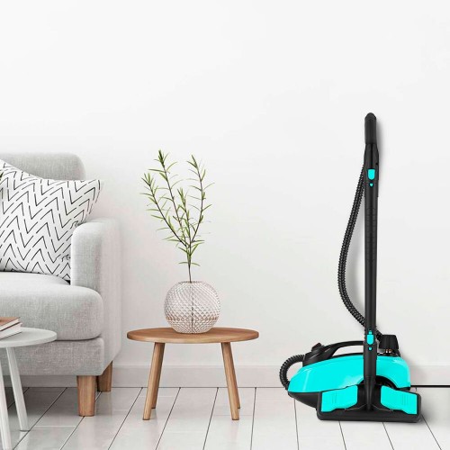 Пароочиститель Kitfort КТ-9137-2 (черный/бирюзовый) 1