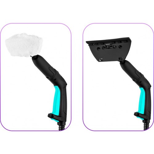 Пароочиститель Kitfort КТ-9137-2 (черный/бирюзовый) 2