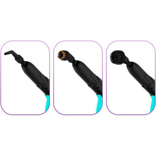 Пароочиститель Kitfort КТ-9137-2 (черный/бирюзовый) 3