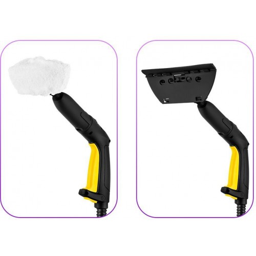 Пароочиститель Kitfort КТ-9137-3 (черный/желтый) 3