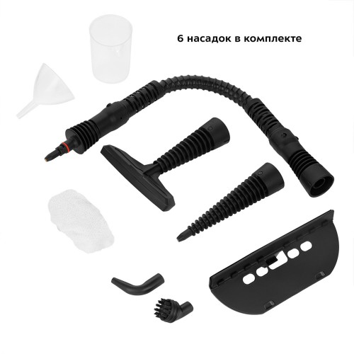 Пароочиститель Kitfort КТ-9138-2 (черный/зеленый) 4