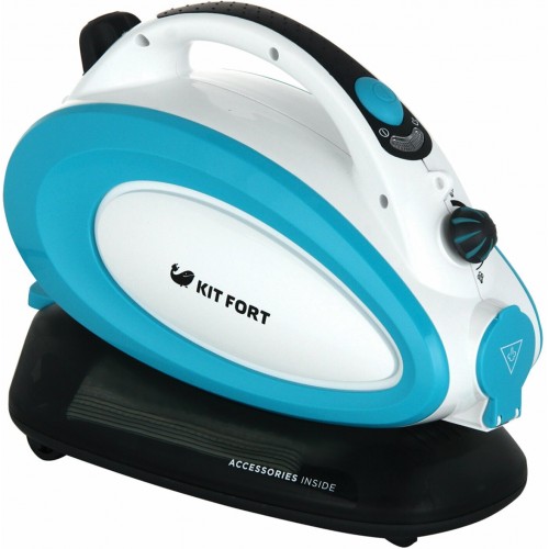 Пароочиститель Kitfort КТ-914 (белый/голубой) 3