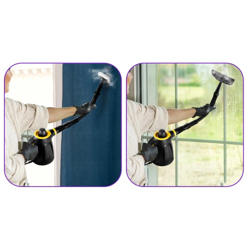 Пароочиститель Kitfort КТ-9170-3 (черный/желтый) 3