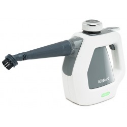 Пароочиститель Kitfort КТ-918-2 (серый/белый)