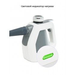 Пароочиститель Kitfort КТ-918-2 (серый/белый)