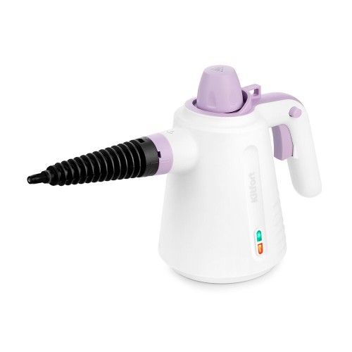 Пароочиститель Kitfort КТ-9181 (белый/лиловый) 