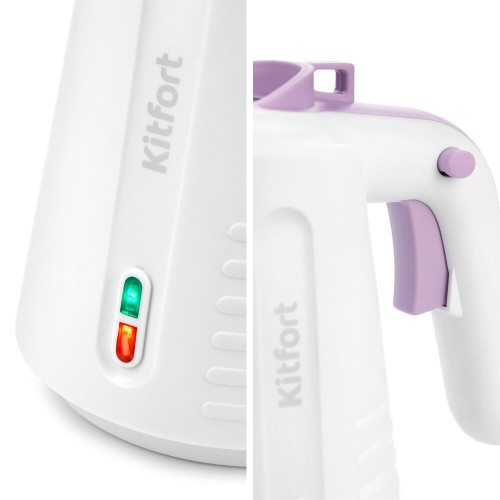 Пароочиститель Kitfort КТ-9181 (белый/лиловый) 2