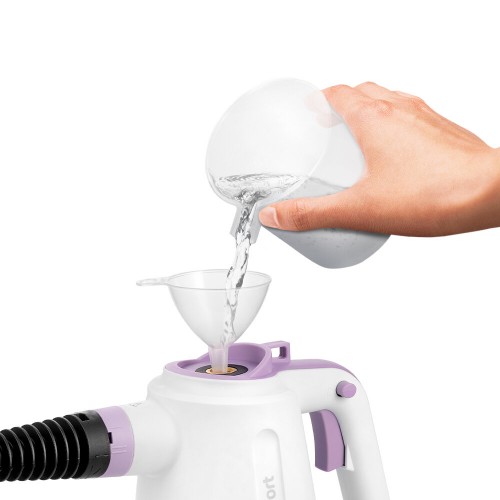 Пароочиститель Kitfort КТ-9181 (белый/лиловый) 4