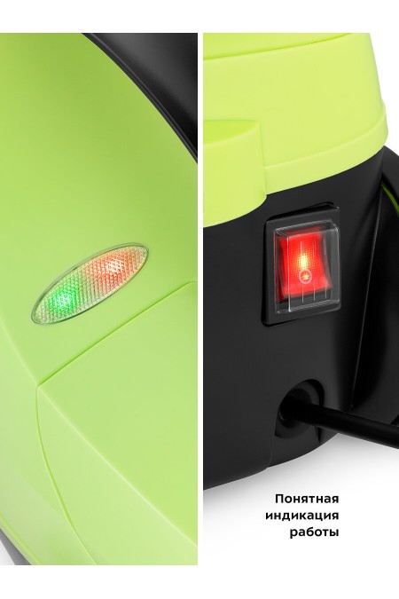 Пароочиститель Kitfort КТ-9186 (зеленый) 3