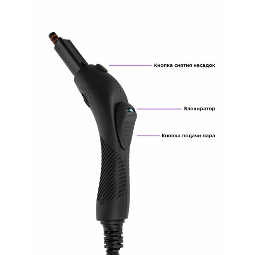 Пароочиститель Kitfort КТ-9187 (черный/бирюзовый) 3
