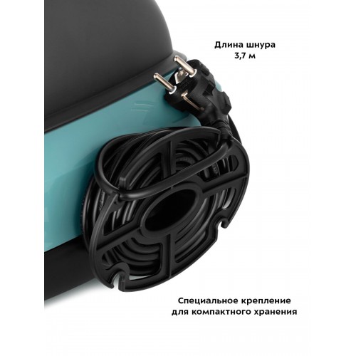 Пароочиститель Kitfort КТ-9187 (черный/бирюзовый) 8