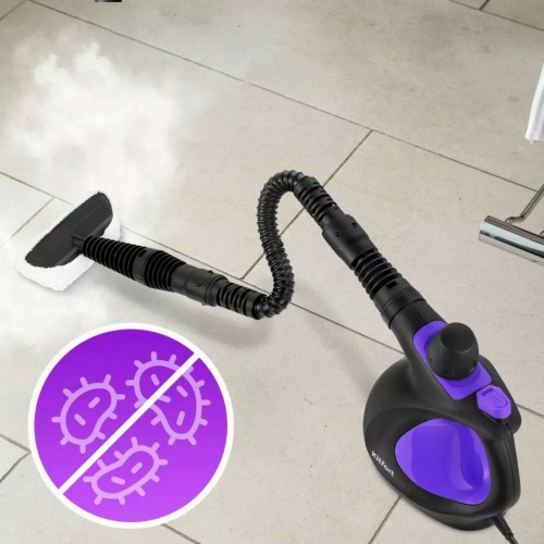 Пароочиститель Kitfort КТ-9195 (черный/фиолетовый) 3