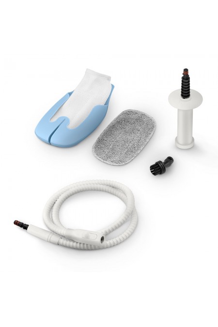 Пароочиститель Kitfort КТ-9244 (белый/голубой) 5