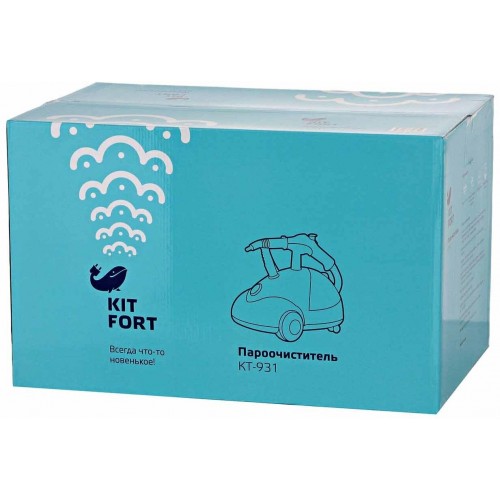 Пароочиститель Kitfort КТ-931 (черный/желтый) 3
