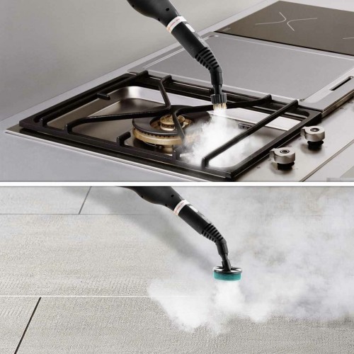 Пароочиститель Kitfort КТ-931 (черный/желтый) 4