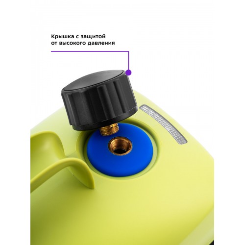 Пароочиститель Kitfort КТ-951 (черный/желтый) 4