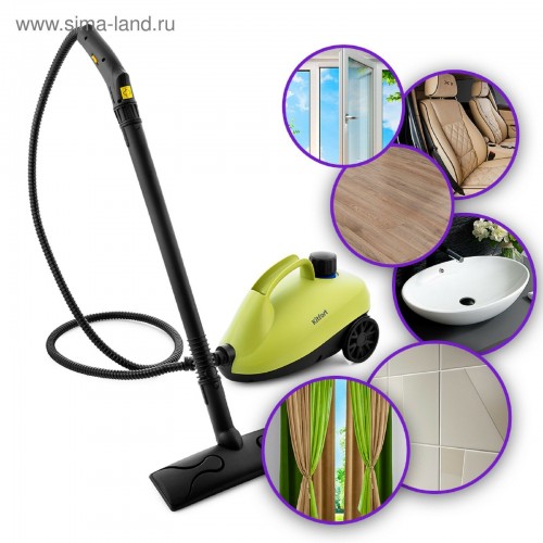 Пароочиститель Kitfort KT-951 (зеленый/черный) 9
