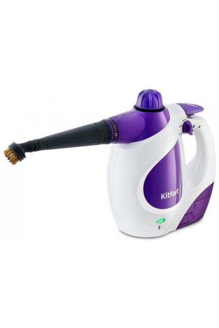 Пароочиститель Kitfort КТ-976 (белый/фиолетовый) 1