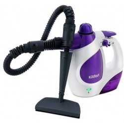 Пароочиститель Kitfort КТ-976 (белый/фиолетовый)