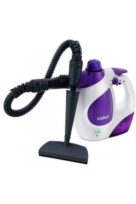 Пароочиститель Kitfort КТ-976 (белый/фиолетовый) 