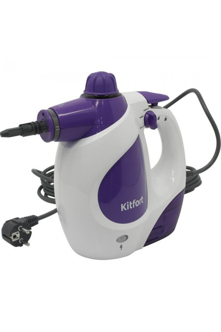 Пароочиститель Kitfort КТ-976 (белый/фиолетовый) 6