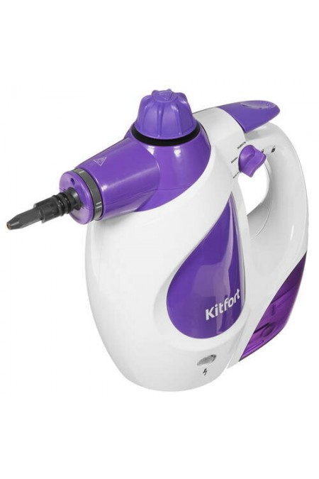 Пароочиститель Kitfort КТ-976 (белый/фиолетовый) 8