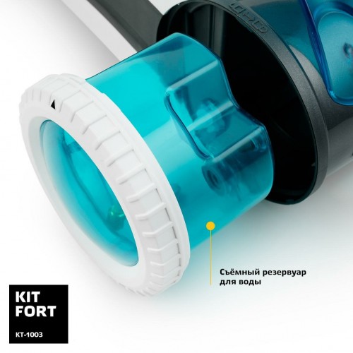 Паровая швабра Kitfort KT-1003 (белый/голубой) 8