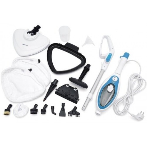 Паровая швабра Kitfort КТ-1004-1 (голубой/белый) 4