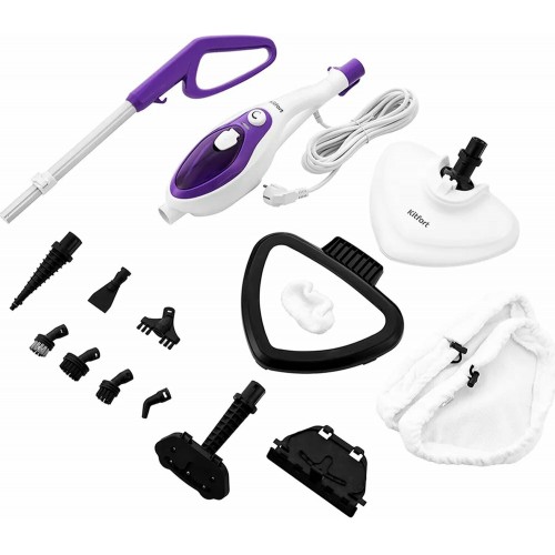 Паровая швабра Kitfort KT-1004-2 (зеленый/белый) 5