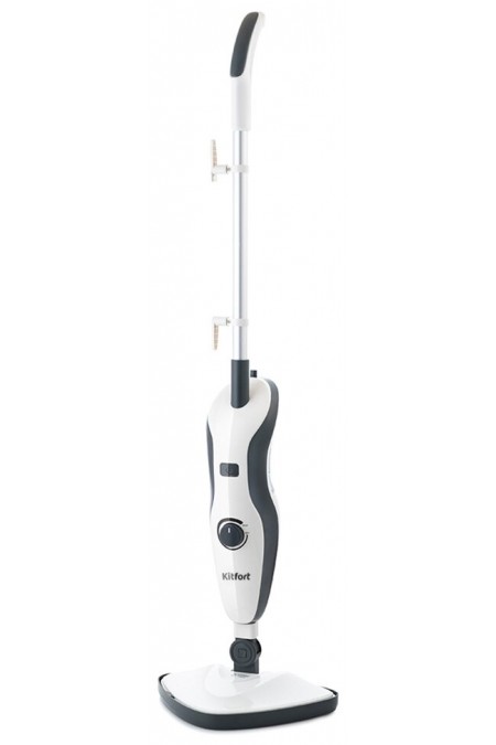 Паровая швабра Kitfort КТ-1006 (белый/черный) 