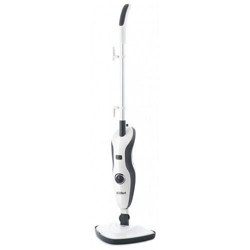 Паровая швабра Kitfort KT-1006 (белый/черный) 