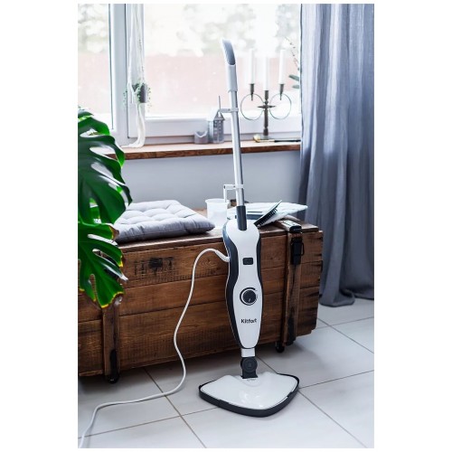 Паровая швабра Kitfort KT-1006 (белый/черный) 1