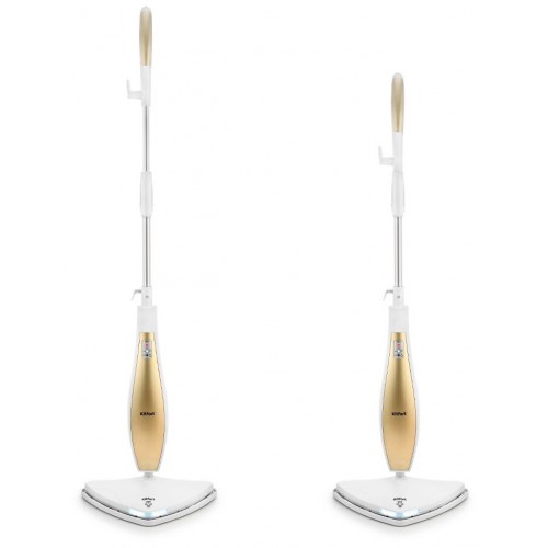 Паровая швабра Kitfort КТ-1014 (белый/золотой) 1