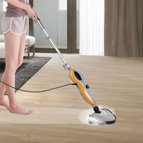 Паровая швабра Kitfort KT-1047 (серый/желтый) 5