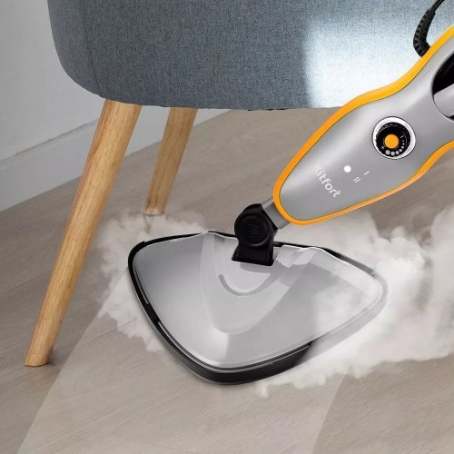 Паровая швабра Kitfort KT-1047 (серый/желтый) 6